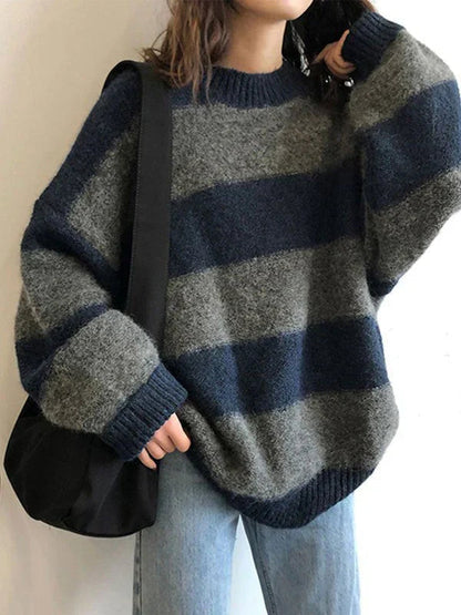 Pull en maille oversize élégant et confortable pour femmes