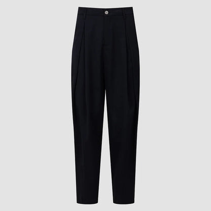 Pantalon large à plis chic et décontracté