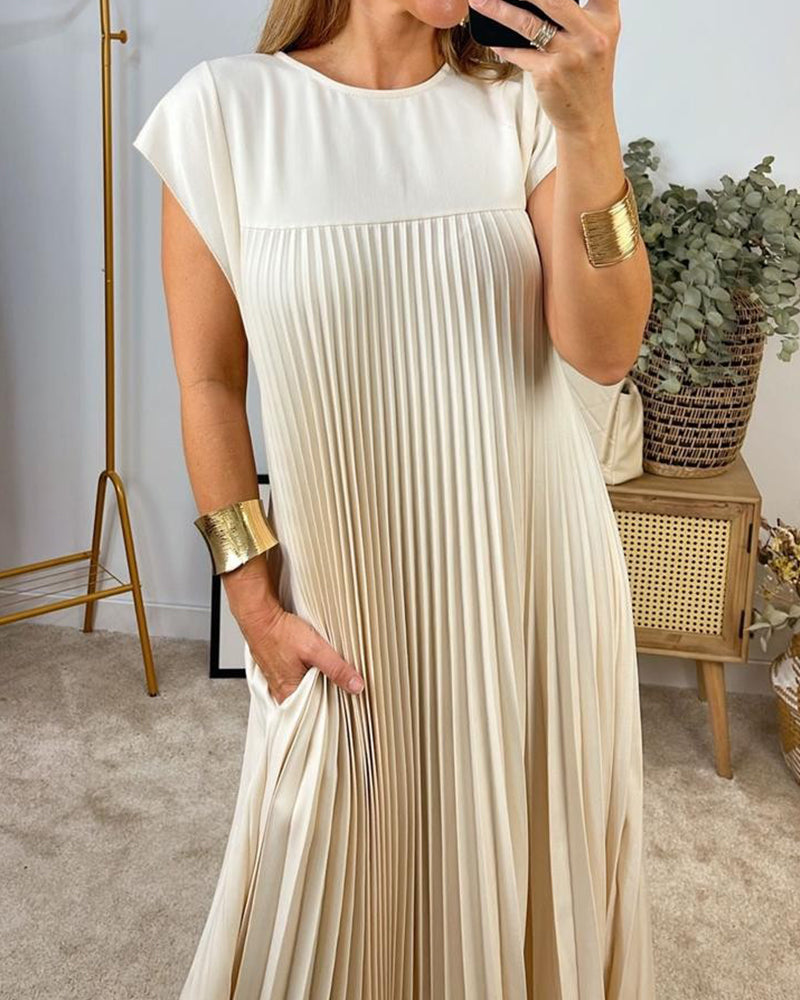 Valérie™ | Robe Plissée Élégante