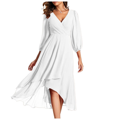 Coline™ | Robe Élégante à Col V