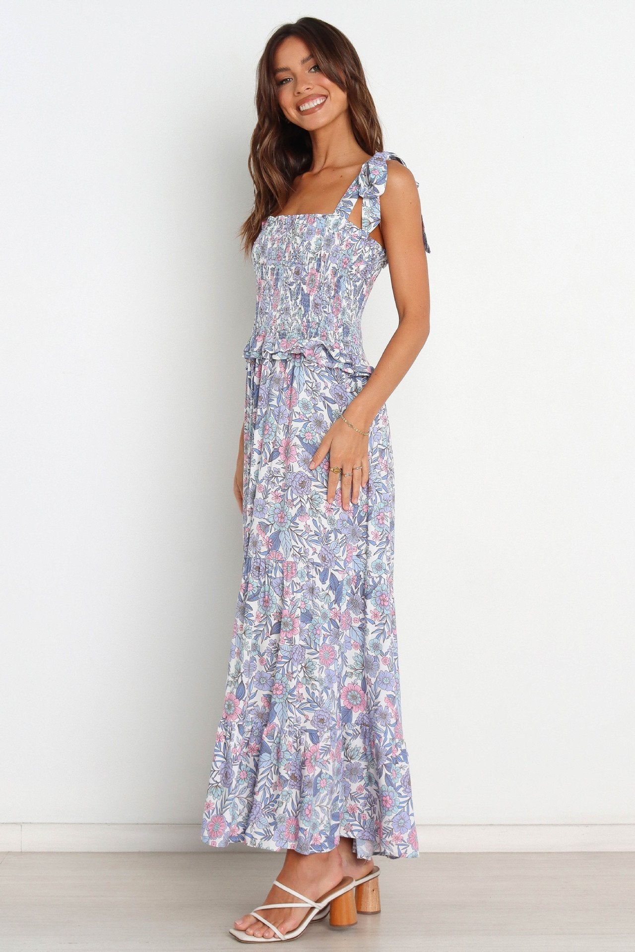 Pauline Laurent® | Robe maxi imprimée