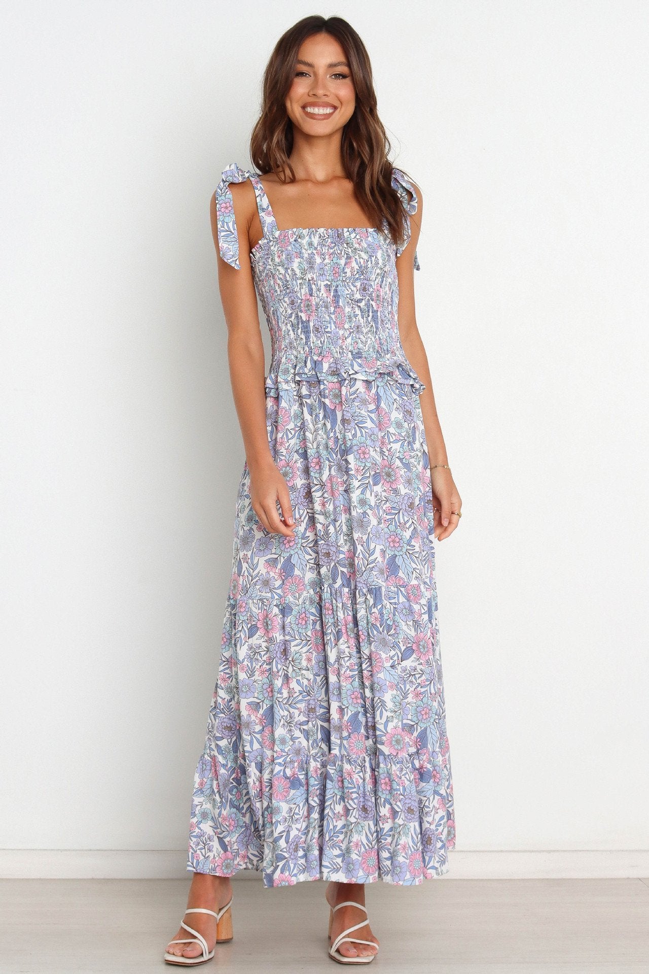 Pauline Laurent® | Robe maxi imprimée