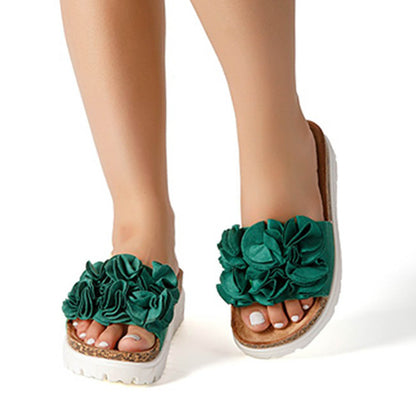 DENETTE - SANDALES BLOOM SLIDES