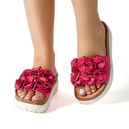 DENETTE - SANDALES BLOOM SLIDES