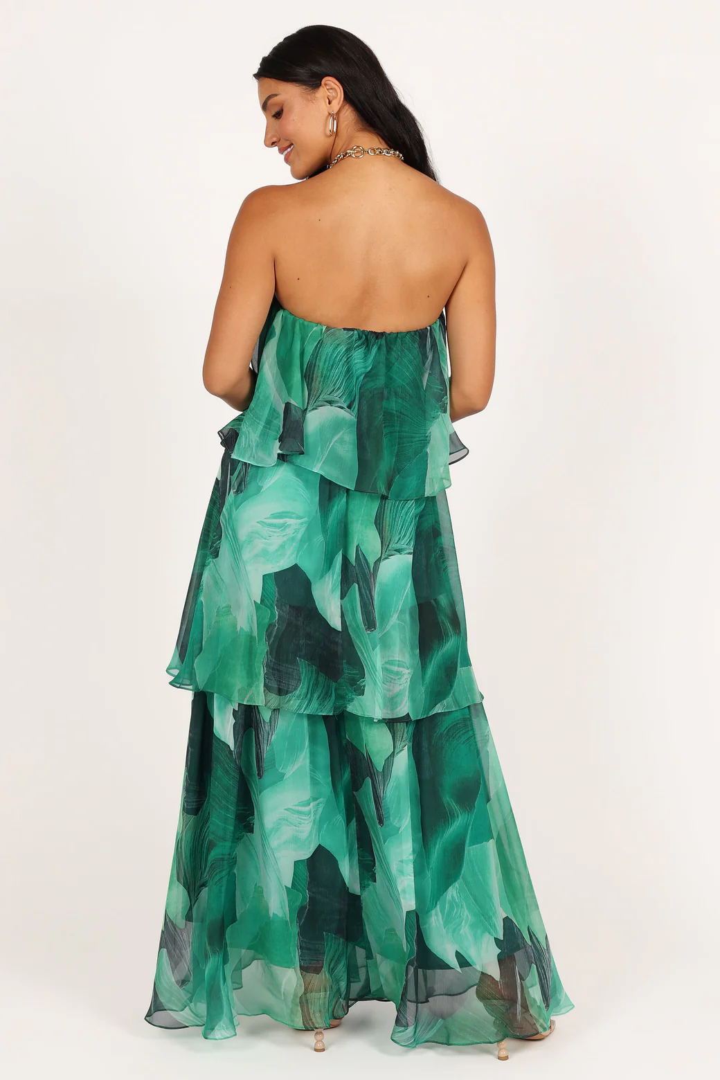 Pauline Laurent® | Robe maxi bustier multicouche