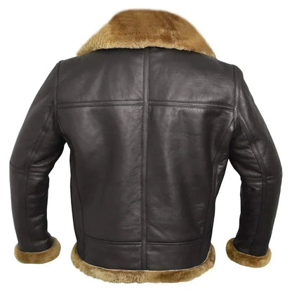 Stefan - Veste en cuir d’agneau véritable style premium