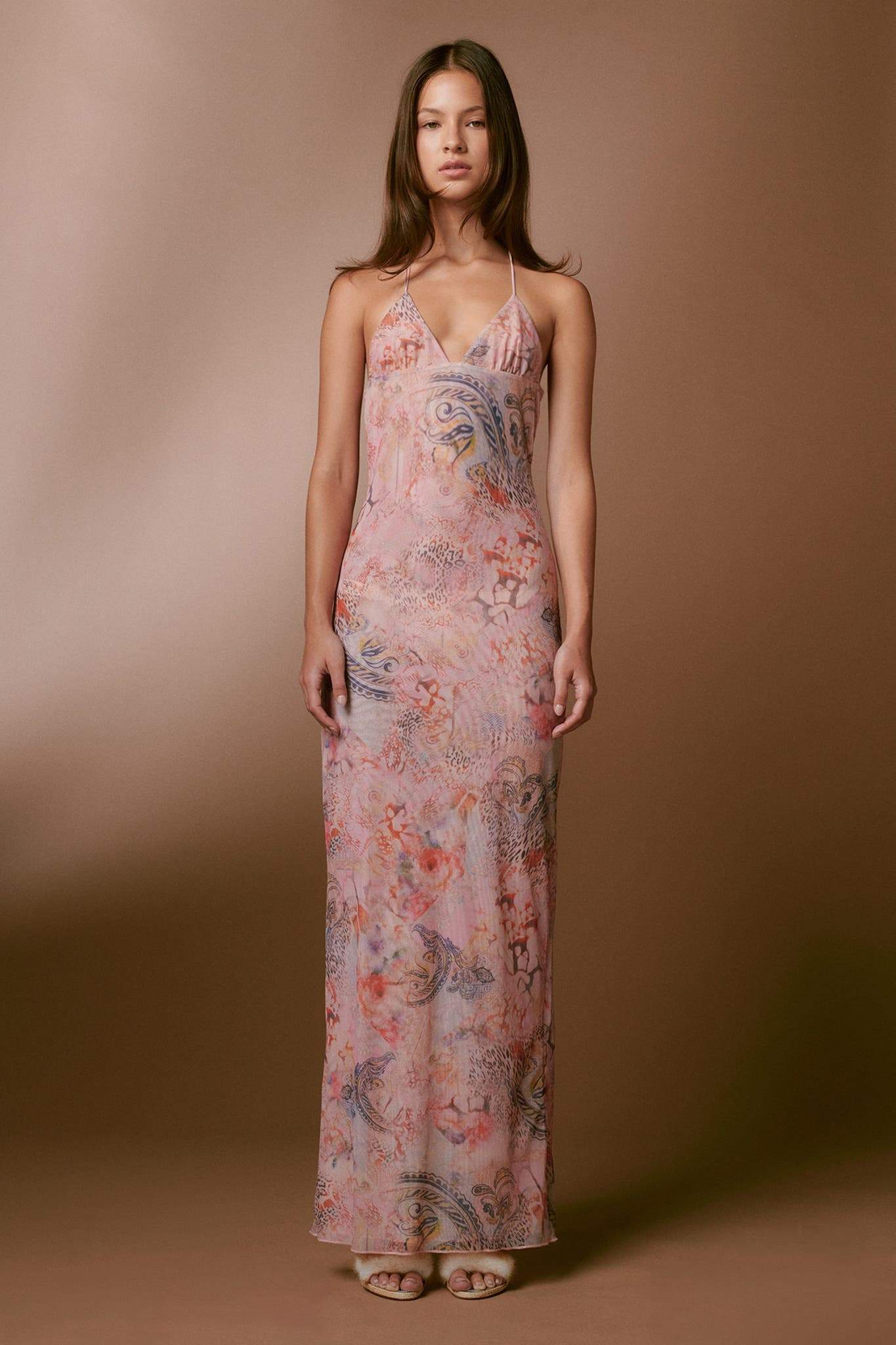 Pauline Laurent® | Maxi-robe imprimée papillon