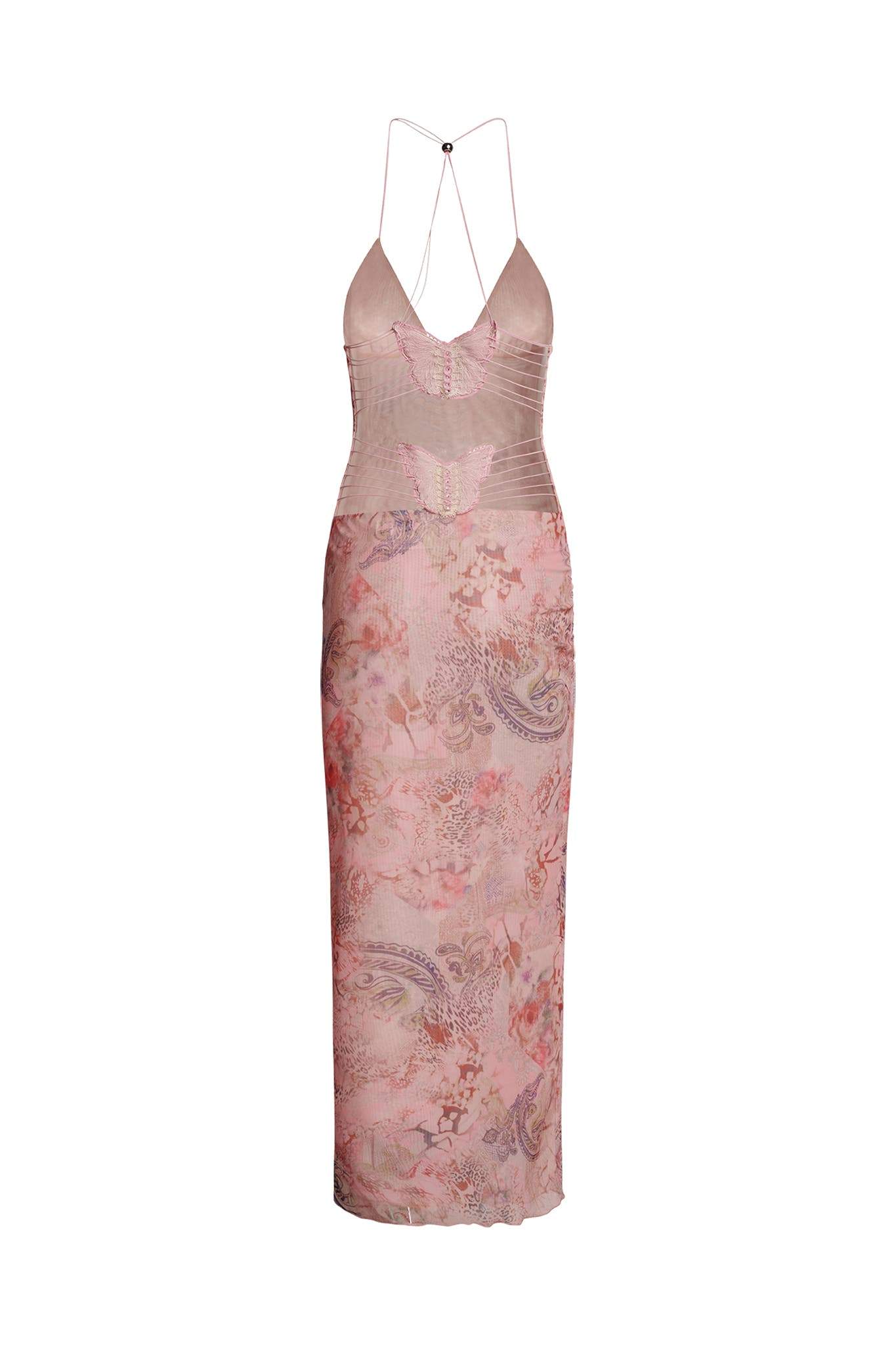 Pauline Laurent® | Maxi-robe imprimée papillon