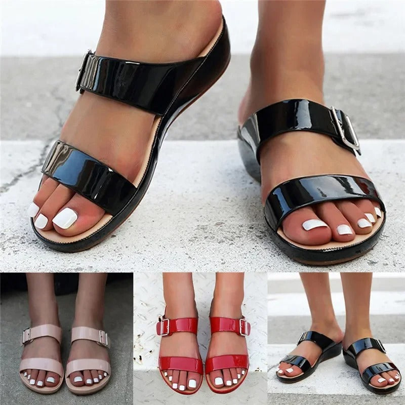 Alice Leroy® | Les Mules Vernies Confort Chic