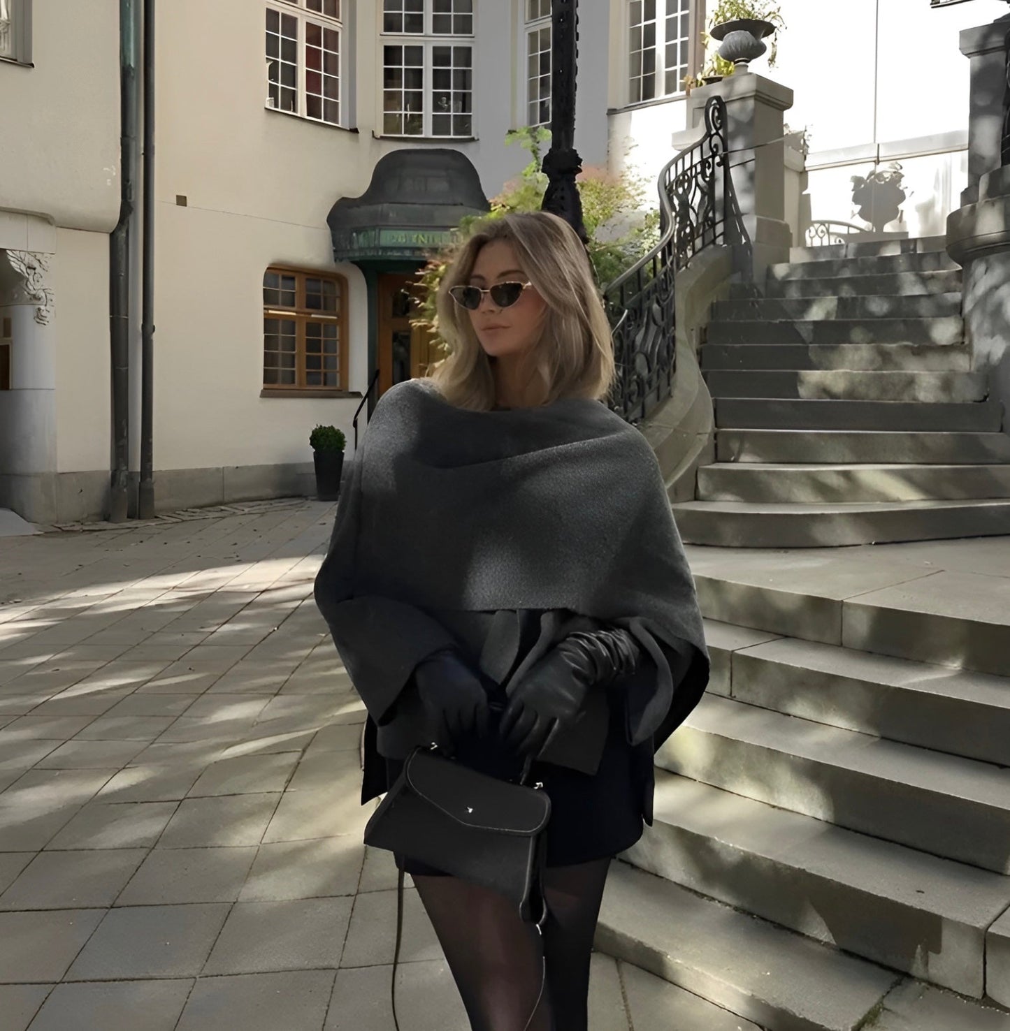 Manteau d'hiver à couches douillet pour femme