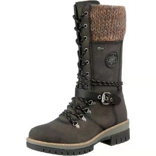 Chaussures à lacets mi-mollet