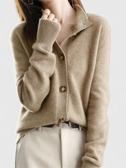 Cardigan en maille classique à boutons
