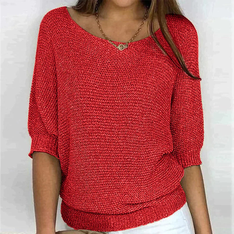 Pull-over en maille chic et douillet pour les superpositions d'automne