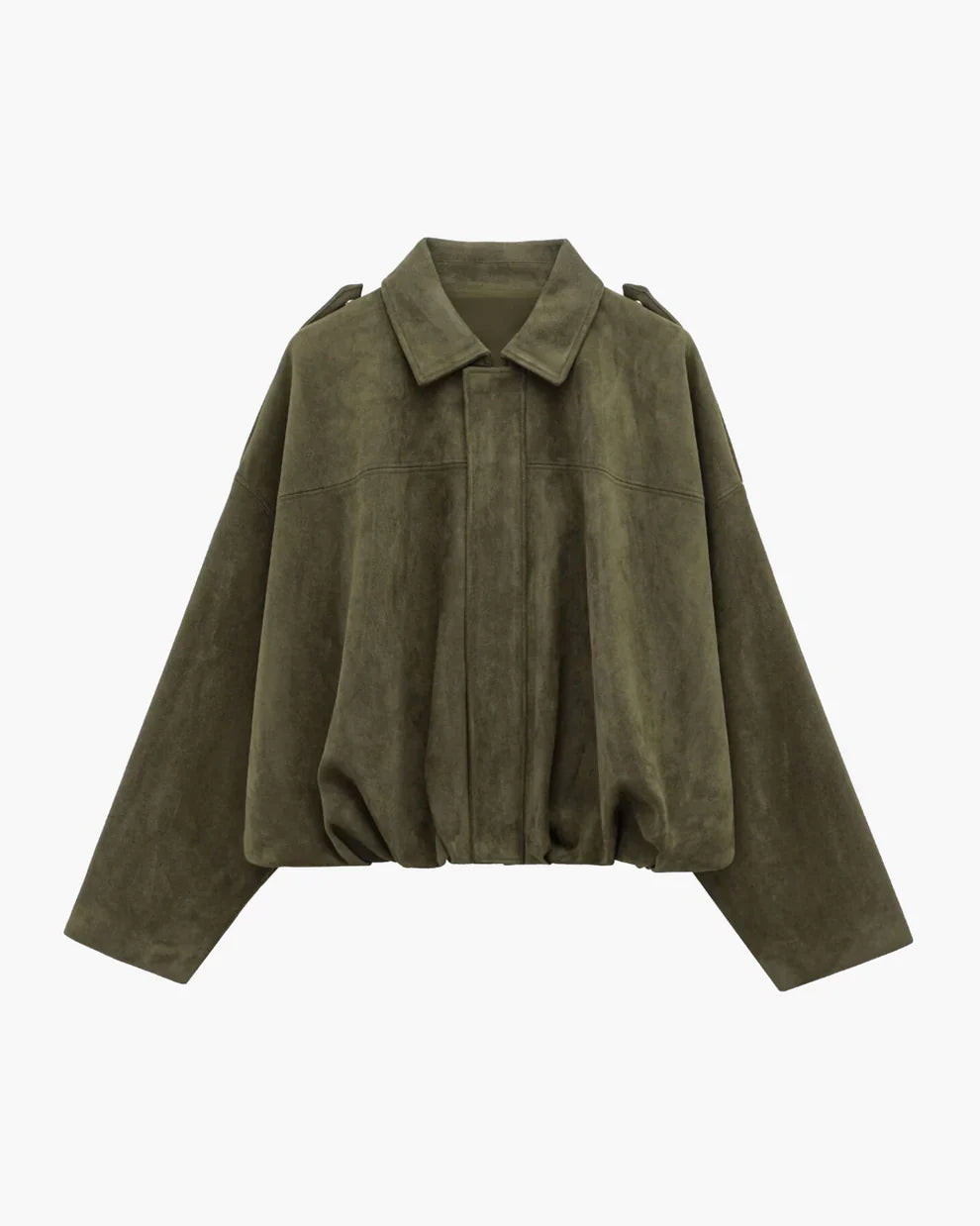 Blouson Aviateur en Daim pour Femme