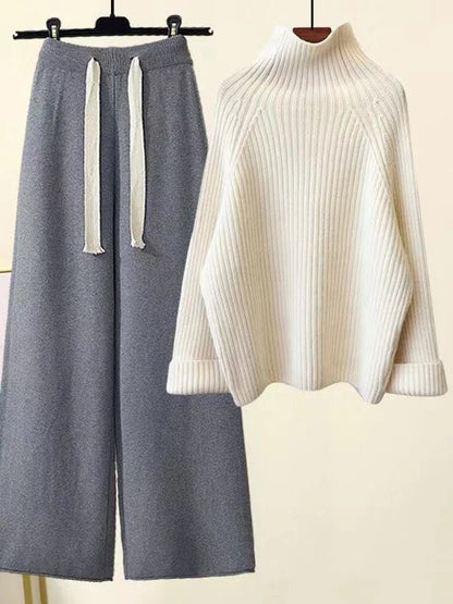 Ensemble de tricot douillet pour les loisirs d'automne et d'hiver