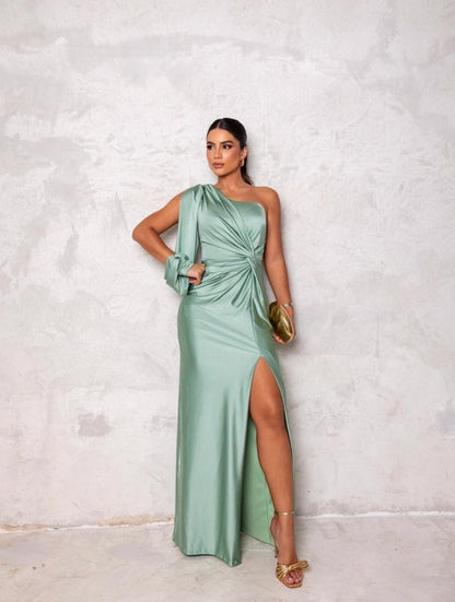 Robe de soirée élégante sans manches pour femmes