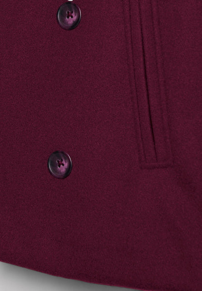 Manteau court classique intemporel pour femmes