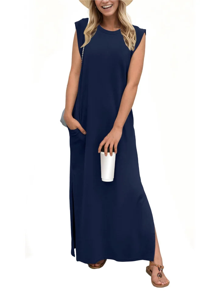 robe ample et décontractée sans plis