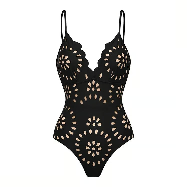 Ensemble Robe-Maillot Alice 2 Pièces (Noir)