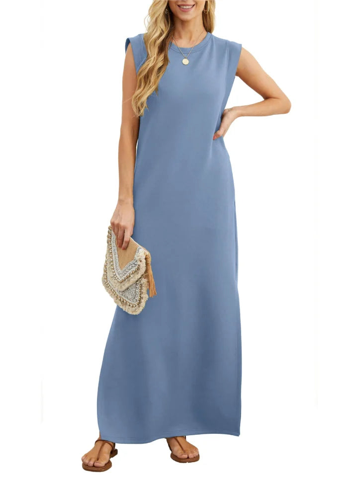 robe ample et décontractée sans plis