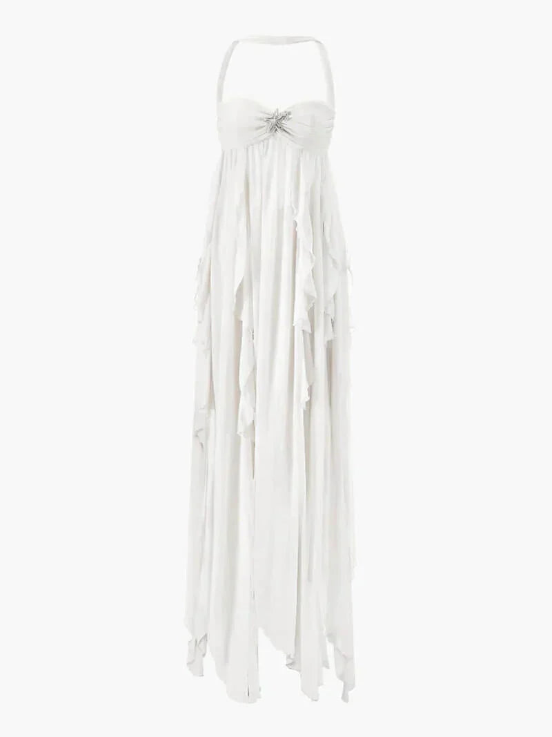 Robe Maxi Bohème Élégante et Flottante