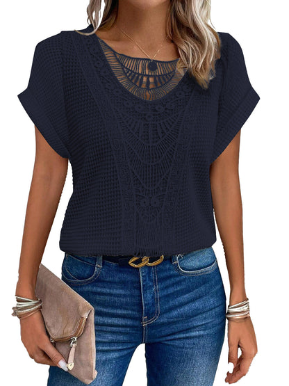 T-shirt d'Été Ajourné
