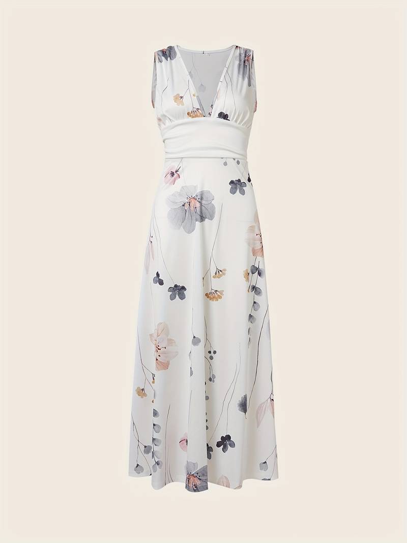Pauline Laurent® | Robe longue à imprimé floral
