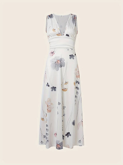 Pauline Laurent® | Robe longue à imprimé floral