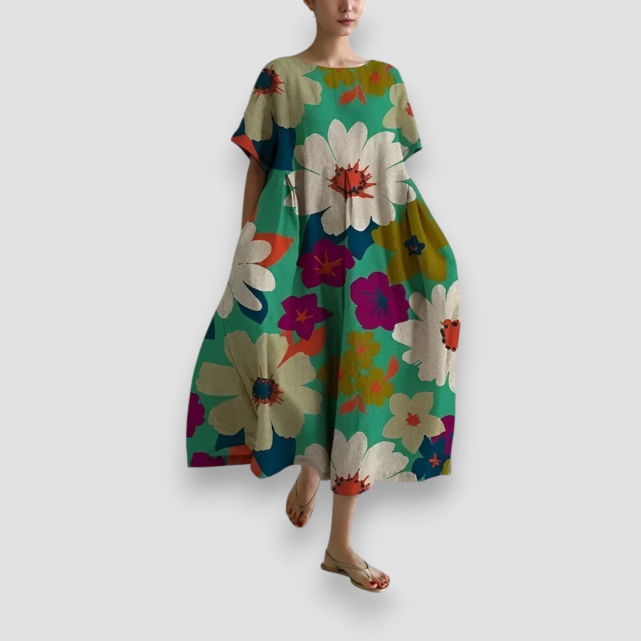 Romine | Robe fleurie