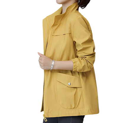 Veste légère chic pour femmes avec détail de taille ajustable