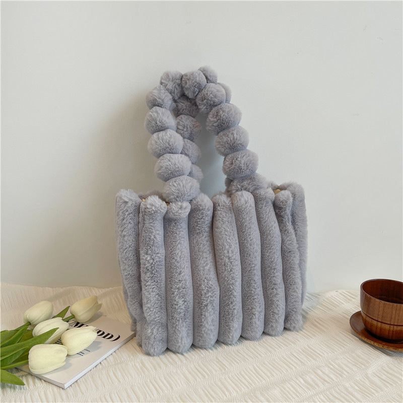 Sac fourre-tout en peluche