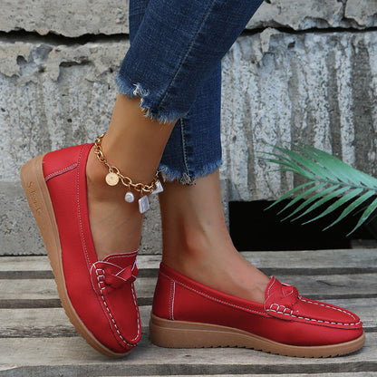 Mocassins Élégants et Confortables avec Détail Tressé