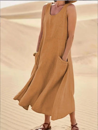 Robe sans manches pour femmes