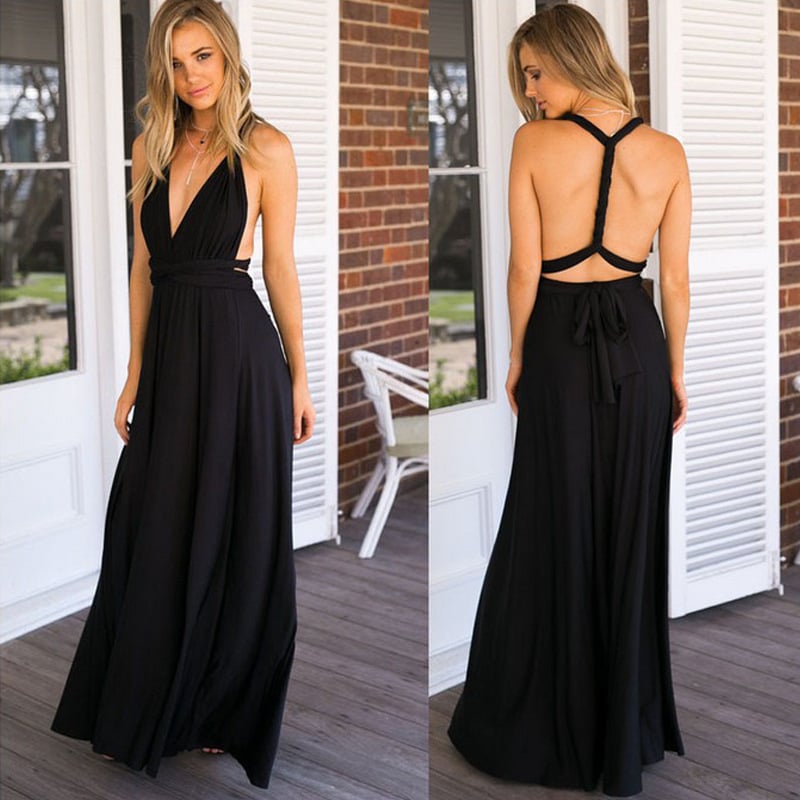 Robe convertible 15 en 1 avec plusieurs options de style