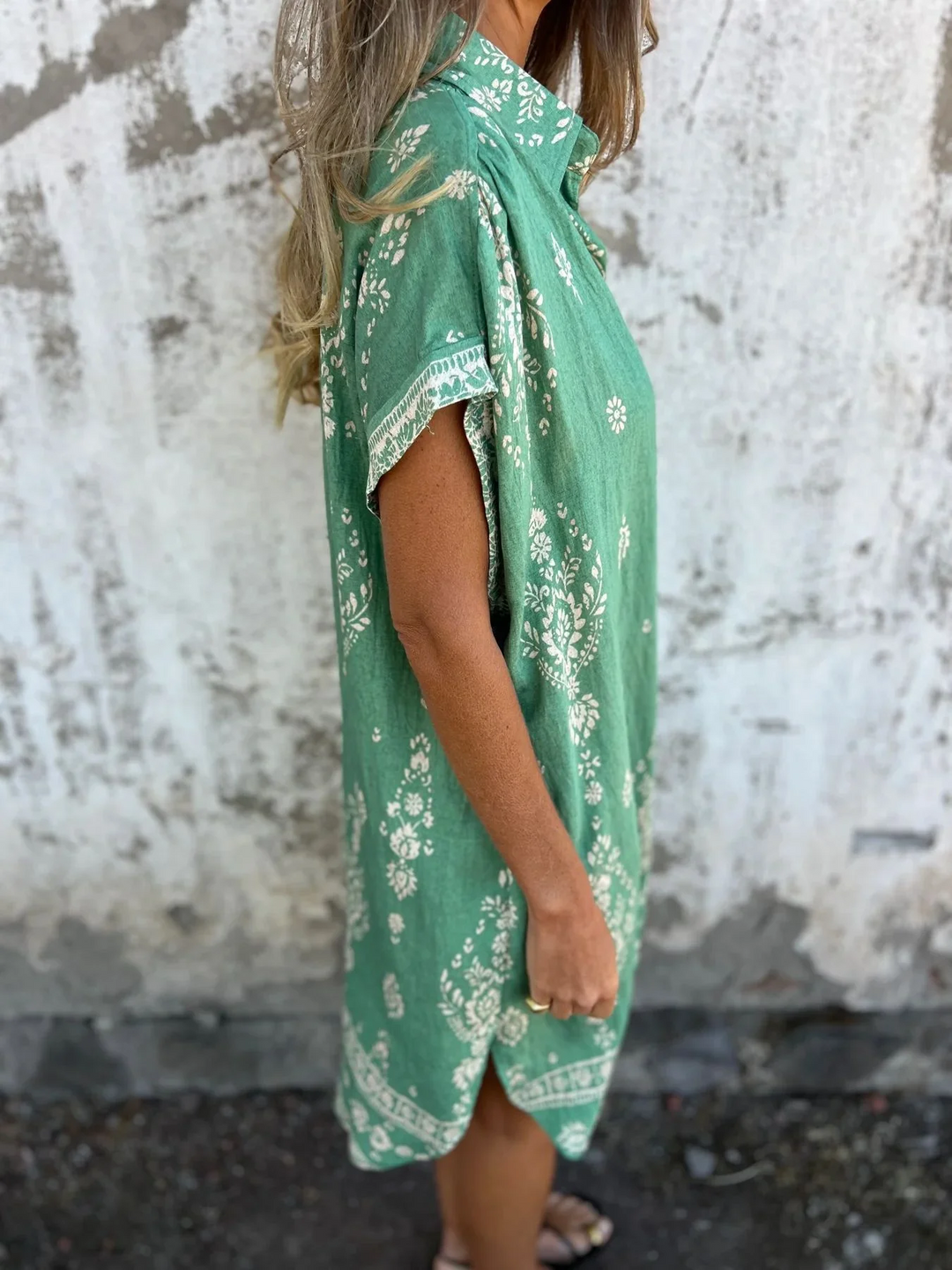 Robe à manches courtes avec poches