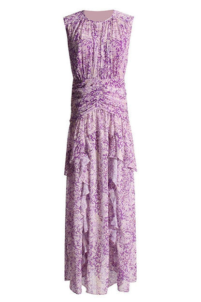 Pauline Laurent® | robe plissée à volants Florencia