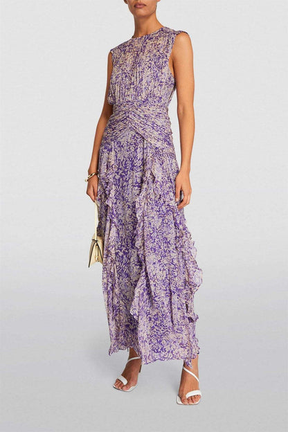 Pauline Laurent® | robe plissée à volants Florencia