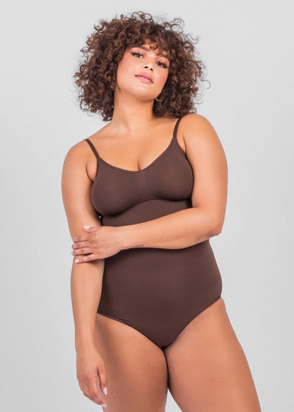 Florence - Naadloze Bodysuit Brief Met Spaghetti Schouderbandjes