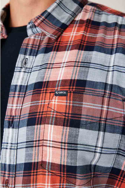 Chemise Henry Orange