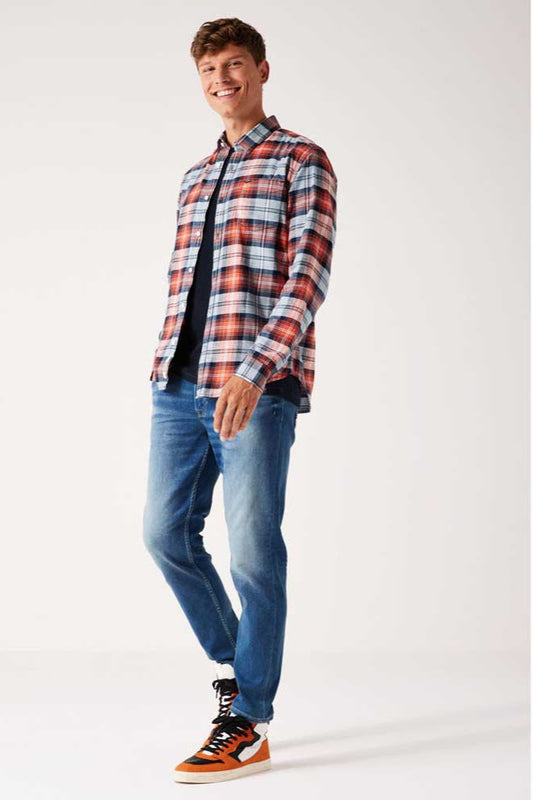 Chemise Henry Orange