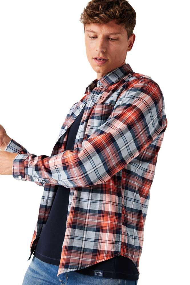 Chemise Henry Orange