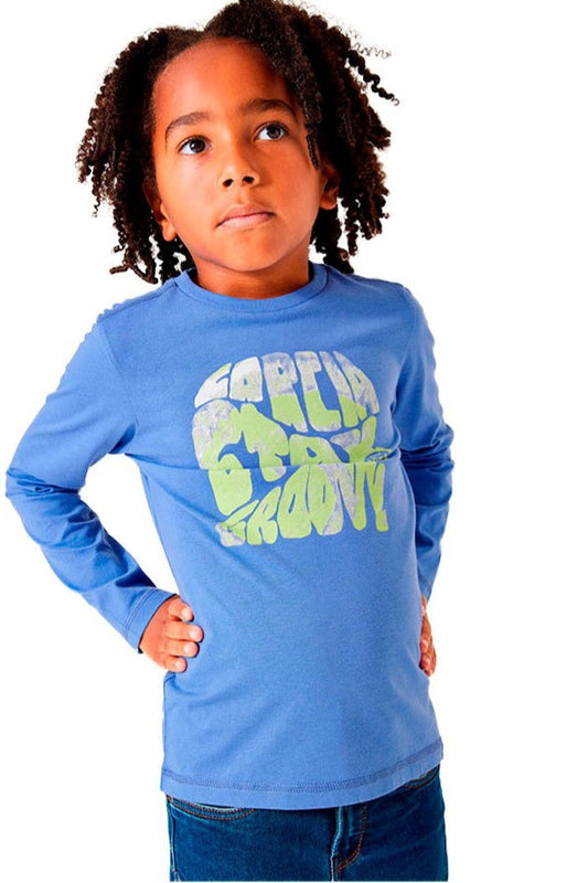 T-shirt Lucien Bleu