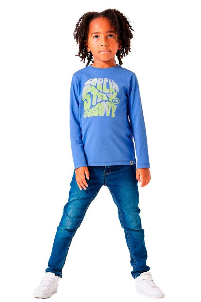 T-shirt Lucien Bleu