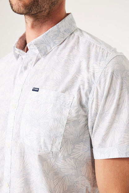 Chemise Dirk Blanche/Bleu Clair