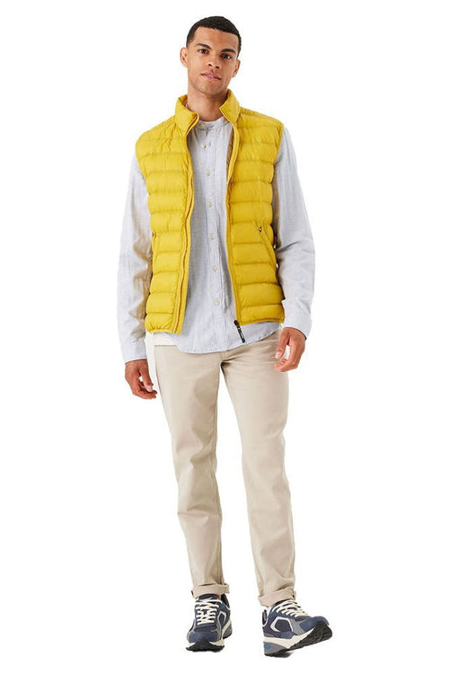 Doudoune mi-saison sans manches Alfred Moutarde