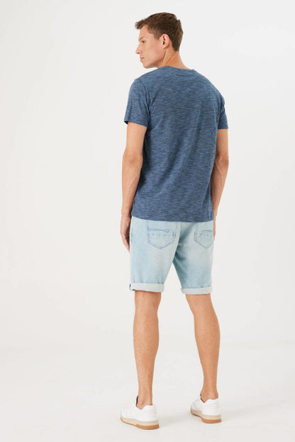 Short en Jeans Savio Bleu Clair