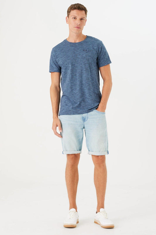 Short en Jeans Savio Bleu Clair
