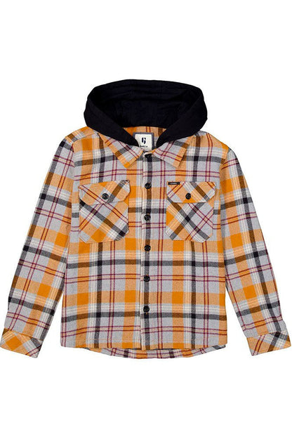 Chemise à Capuche Mathieu Orange