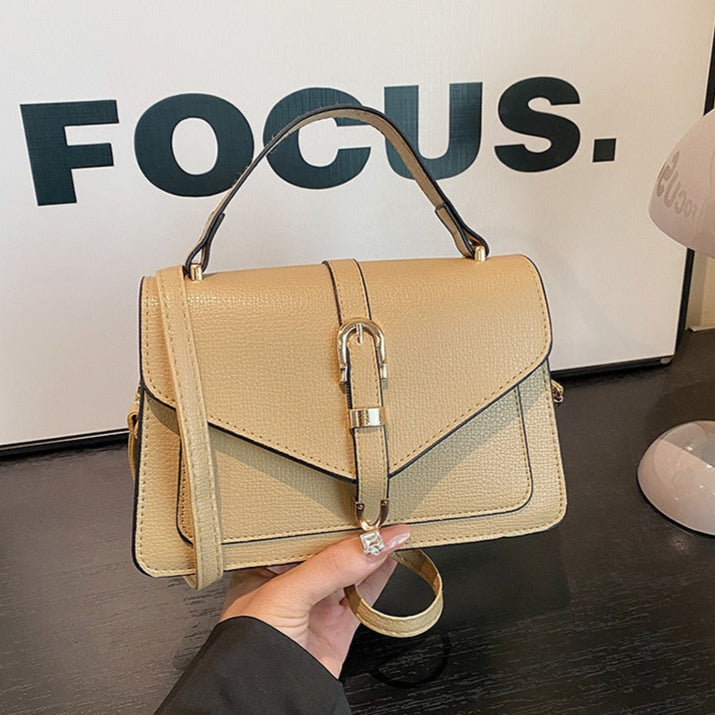 Sac à main en cuir grainé