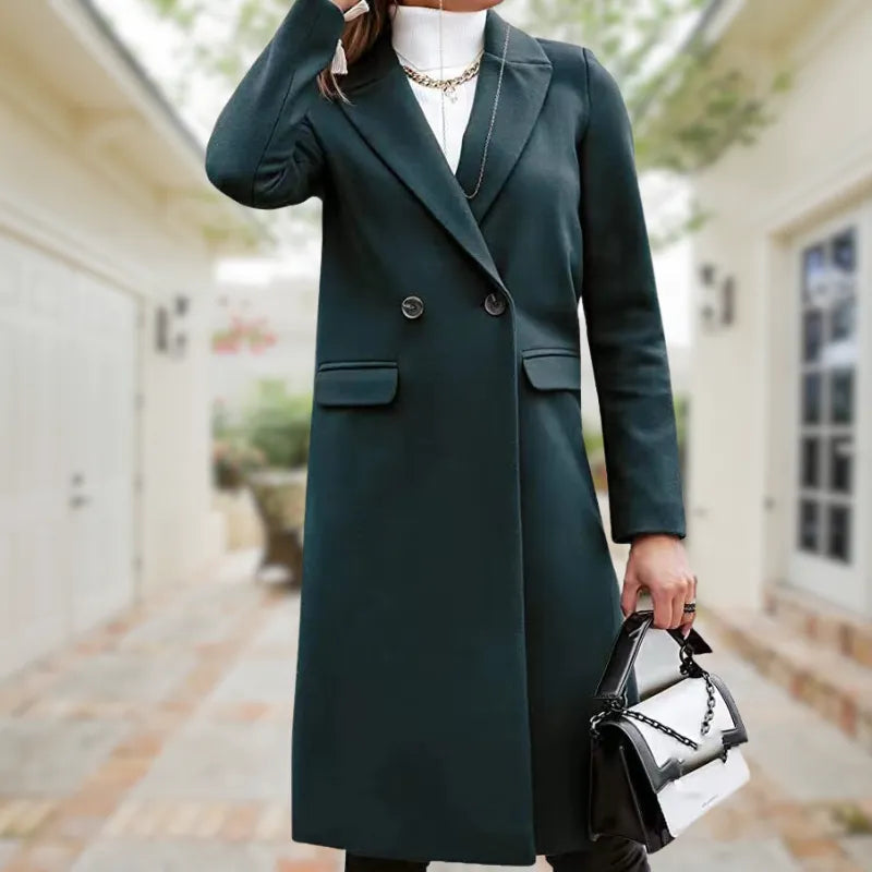 Isabelle Moreau | Manteau long élégant et stylé